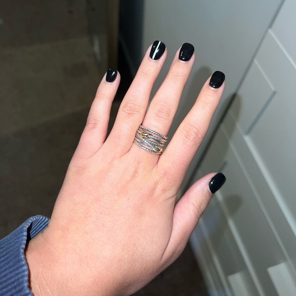 David yurman Double X crossover ring - Picture 3 of 4